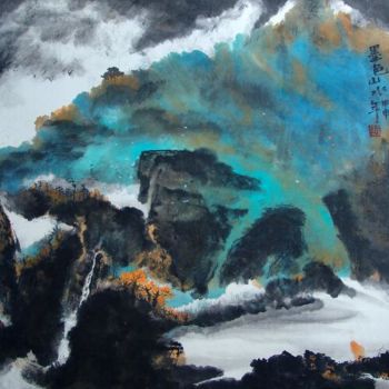 中国山水画, 絵画 王建锡（艺术）工作室によって | ArtMajeur