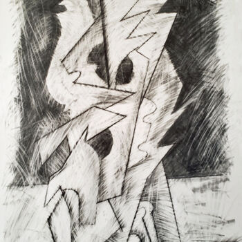 Dessin intitulée "glsfrm5.4" par Robert Winslow, Œuvre d'art originale, Graphite
