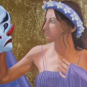 Painting titled "Fate of Troy" by Andrei Overweel, Original Artwork, Oil
