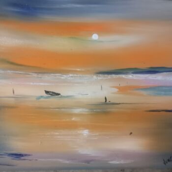 Peinture intitulée "Sending love" par Pascal Jung, Œuvre d'art originale, Huile