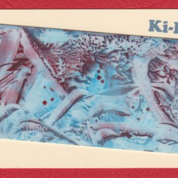 Peinture intitulée "MP Ki'Chi'Qi 22" par Obel'Isa, Œuvre d'art originale, Cire