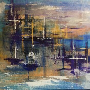 Peinture intitulée "Abstrait 1" par Jean Luc Onré, Œuvre d'art originale, Acrylique Monté sur Châssis en bois
