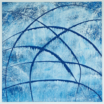 「Almost Symmetry 2」というタイトルの絵画 Simon Findlayによって, オリジナルのアートワーク, アクリル