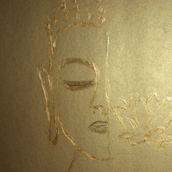 Painting titled "The Present" by Michela Curtis, Original Artwork, Acrylic