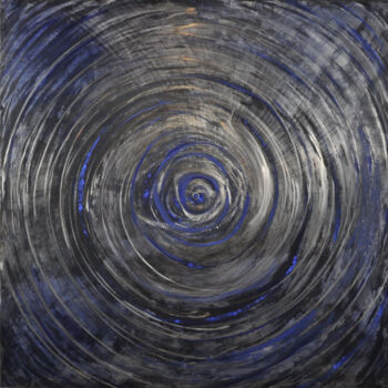Peinture intitulée "Tourbillion" par Barbara Cyran, Œuvre d'art originale, Huile
