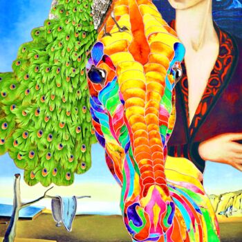 纺织艺术 标题为“Purposefulness” 由Kostyantin Malginov, 原创艺术品, 挂毯 安装在木板上