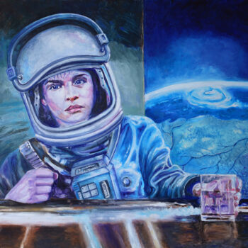 제목이 "Sorry Earth! I'm no…"인 미술작품 Lidia Gajek로, 원작, 기름