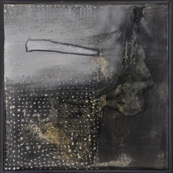 Pintura intitulada "V" por Barbara Cyran, Obras de arte originais, Óleo