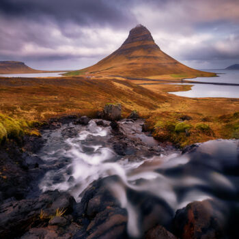 Photography titled "Kirkjufell, Iceland…" by Martin Kucera, Original Artwork, Digital Photography
