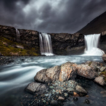 Photography titled "Iceland - Skútafoss…" by Martin Kucera, Original Artwork, Digital Photography