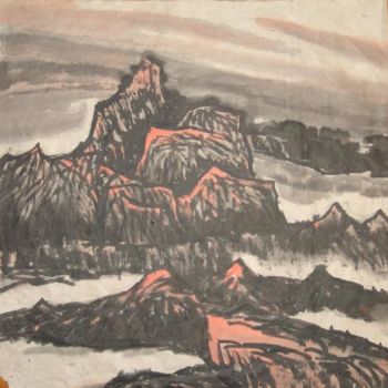 中国山水画, 絵画 王建锡（艺术）工作室によって | ArtMajeur