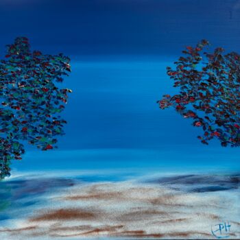 Painting titled "SOMETIME" by Philippe Ceulemans, Original Artwork, Oil