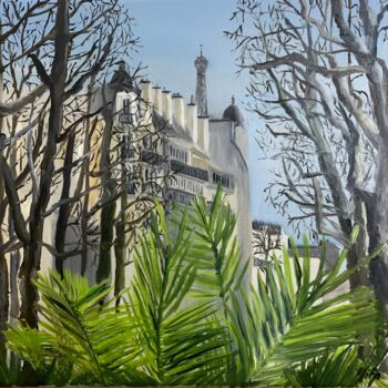 Peinture intitulée "La Grande Dame (V 6)" par Marie France Garrigues, Œuvre d'art originale, Huile Monté sur Châssis en bois