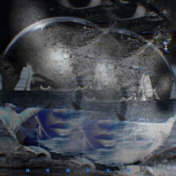 Collages intitulée "💦👁️Tears for fears p…" par Oshexx, Œuvre d'art originale, Photo montage Monté sur Plexiglas