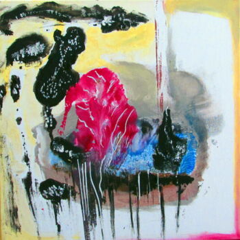 Ζωγραφική με τίτλο "ABSTRACTION 2" από Juan Luis Gandulfo, Αυθεντικά έργα τέχνης, Ακρυλικό Τοποθετήθηκε στο Ξύλινο φορείο σκ…