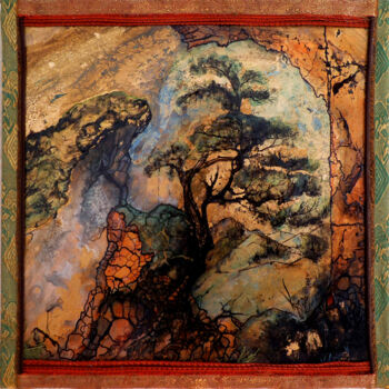 Pintura titulada "Ancient Ones Mono N…" por Marcia G Connell, Obra de arte original, Tinta