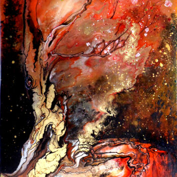 Pintura titulada "Spring Equinox Mono…" por Marcia G Connell, Obra de arte original, Tinta
