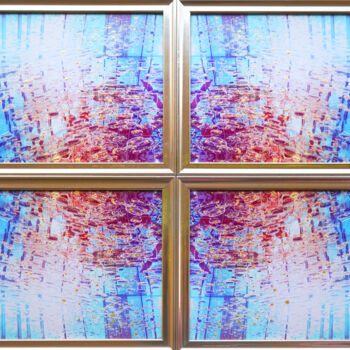 Schilderij getiteld "Travel Diary XXVII.…" door Sarah I. Avni, Origineel Kunstwerk, Digitale afdruk Gemonteerd op Houten pan…