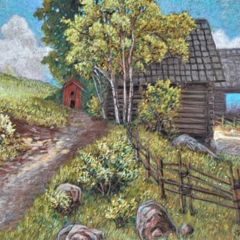 Drawing titled "24PA" by Ari Reinikainen, Original Artwork, Pastel