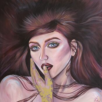 Painting titled "Solar" by Julia Filimonova, Original Artwork, Acrylic
