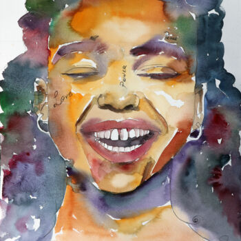 Pintura titulada "LIFE" por Alexis Chomel, Obra de arte original, Acuarela