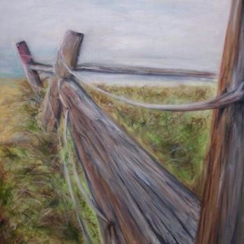 Ζωγραφική με τίτλο "Beach Entrance" από Mitchell Mcintyre, Αυθεντικά έργα τέχνης