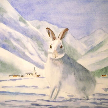 Peinture intitulée "Aquarelle originale…" par Isabelle Redonnet, Œuvre d'art originale, Aquarelle