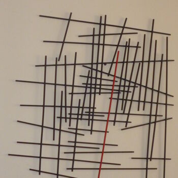 Sculpture titled "SCULPTURE " MIKADO…" by Leferailleur02, Original Artwork, Metals