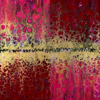 Peinture intitulée "Signal" par Ghislaine Chapuis, Œuvre d'art originale, Acrylique Monté sur Châssis en bois