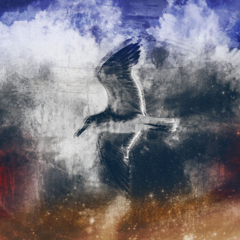 Photography titled "The flight of life" by Felipe Hueb, Original Artwork, Manipulated Photography