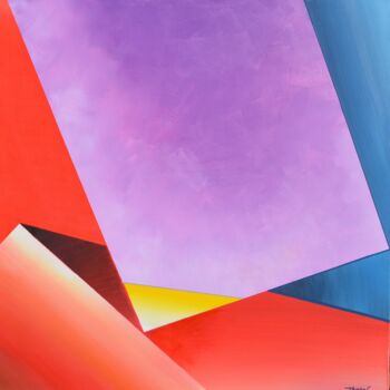 绘画 标题为“Composition 231” 由Jean Pierre Tachon, 原创艺术品, 丙烯 安装在木质担架架上