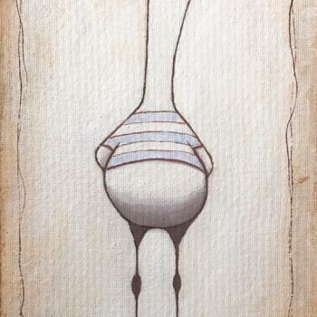 Pintura intitulada "Edmir - 1158" por Noëlle Lassailly, Obras de arte originais, Acrílico