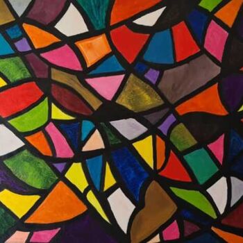 Painting titled "alegria" by Marcos Z N, Original Artwork, Acrylic
