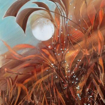 Peinture intitulée "Nova 2" par Marie-Christine Maudet, Œuvre d'art originale, Acrylique Monté sur Châssis en bois