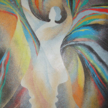 Pintura titulada "Eurythmy" por Daria Terentyeva, Obra de arte original, Arena