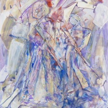 Pintura titulada "Girls with Guns" por Caren Keyser, Obra de arte original, Acrílico