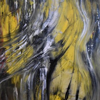 Pintura intitulada "Emotions inside out…" por Maka Kvartskhava (Stillwhite), Obras de arte originais, Óleo
