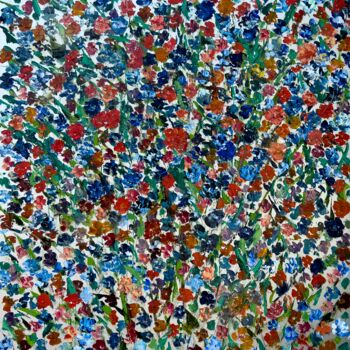 Painting titled "THE COLOUR OF SPRING" by Philippe Ceulemans, Original Artwork, Oil