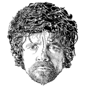 Digital Arts titled "Peter Dinklage from…" by Sergey Kalistratov, Original Artwork, 2D Digital Work