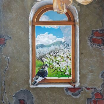 Peinture intitulée "Сonstantia de vita" par Svetlana Savitskaya, Œuvre d'art originale, Huile Monté sur Châssis en bois