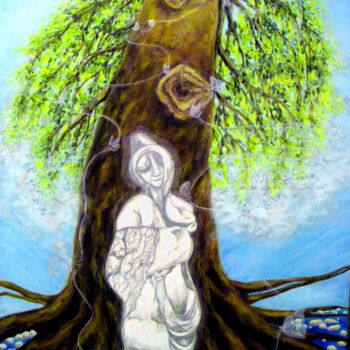 Pintura titulada "Tree of Life" por Svetlana Ivanova, Obra de arte original, Oleo