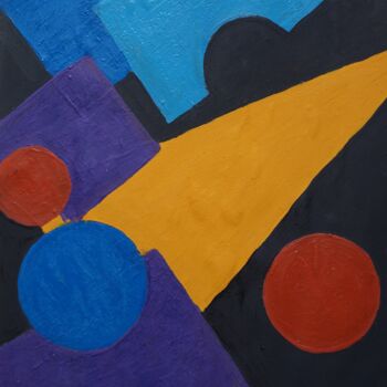 Schilderij getiteld "Through Thorns to P…" door Alexey Nickolay, Origineel Kunstwerk, Glazuur