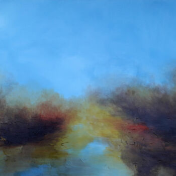 Painting titled "Vérité" by Luc Andrieux, Original Artwork, Acrylic Mounted on Wood Stretcher frame