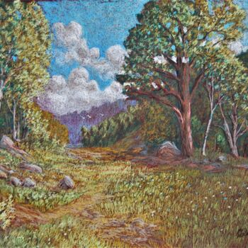 Drawing titled "32PA" by Ari Reinikainen, Original Artwork, Pastel