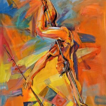 Painting titled "New line 2" by Armen Ghazayran (Nem), Original Artwork, Acrylic