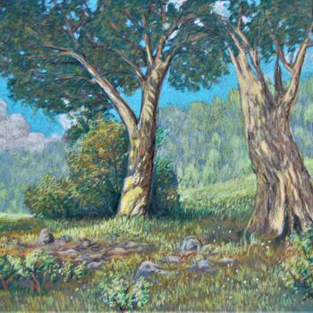 Drawing titled "33PA" by Ari Reinikainen, Original Artwork, Pastel
