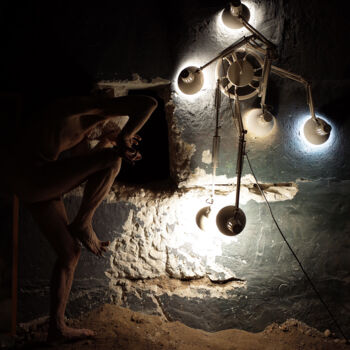 Photography titled "g4kl / Figures coll…" by Leni Smoragdova, Original Artwork, Non Manipulated Photography Mounted on Alumi…
