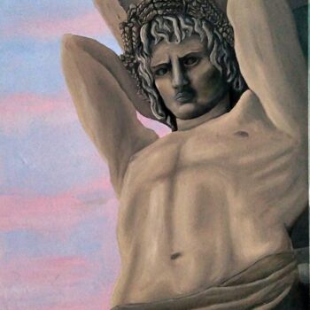 Pintura titulada "Atlas" por Annita Luxon, Obra de arte original, Oleo