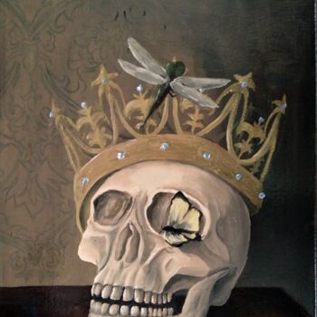 Pintura titulada "King Richard" por Annita Luxon, Obra de arte original, Oleo