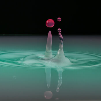 제목이 "Douceur liquide"인 사진 Sébastien Mouraud로, 원작, 아날로그 사진